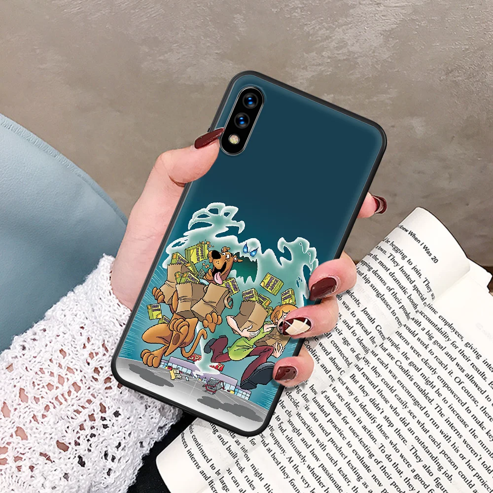 

Cute Cartoon Scooby Doo Dog Phone Case For Huawei Honor 6A 7A 7C 8 8A 8X 9 9X 10 10i 20 Lite Pro Play black Waterproof 3D Coque