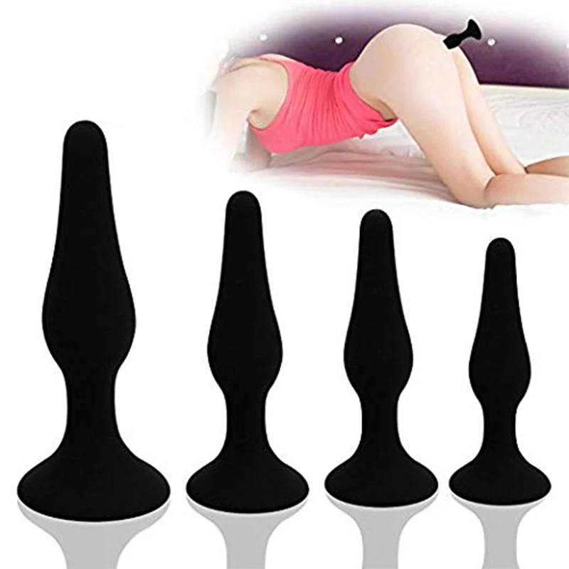 4 шт./компл. бусины на присоске чашка Анальная пробка расширитель ягодиц
