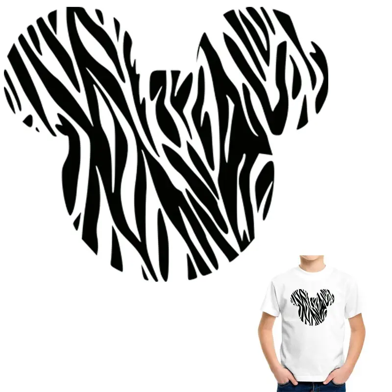 

Cute Cartoon Thermal Sticker On T-shirt DIY Washable Iron On Transfer For Clothing Beautiful Design On Clothes Patches Appliqued