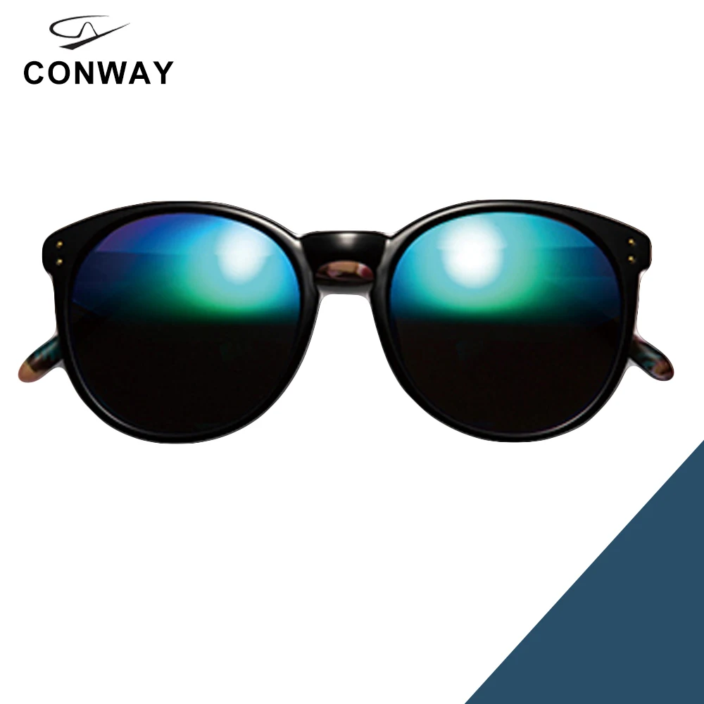 Конвей поляризованные солнцезащитные очки Для женщин стимпанк бренд дизайн