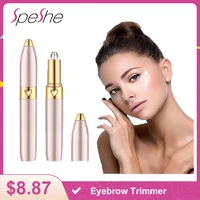 speshe electric eyebrow trimmer portable eye brow epilator usb eye brow shaver facial hair removal for women beauty makeup tools