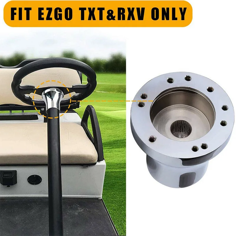 

Алюминиевый адаптер ступицы рулевого колеса подходит для гольф-мобилей EZGO TXT / RXV