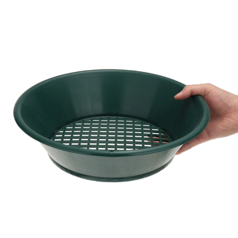 Новый пластиковый зеленый золотой сковорода классификатор сетчатый экран