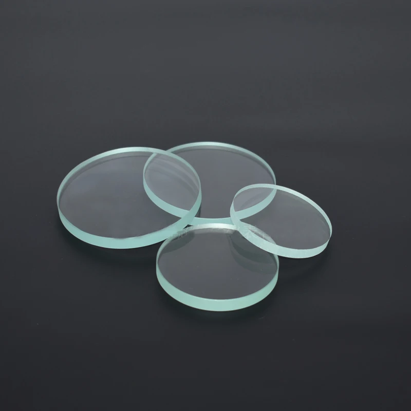 

36 40 45 50mm Armoured Tempering glass; toughened glass stalinite Plat Lens Thickness 5mm 2PCS