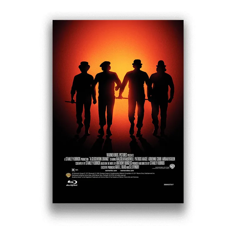 Заводные оранжевые наклейки на стену бумага с белым покрытием принты четкое