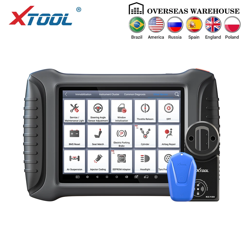 

X100 PAD2 OBD2 Diagnostic Tool with 4th and 5th Immo auto Key programmer All Special functions for most of the car models