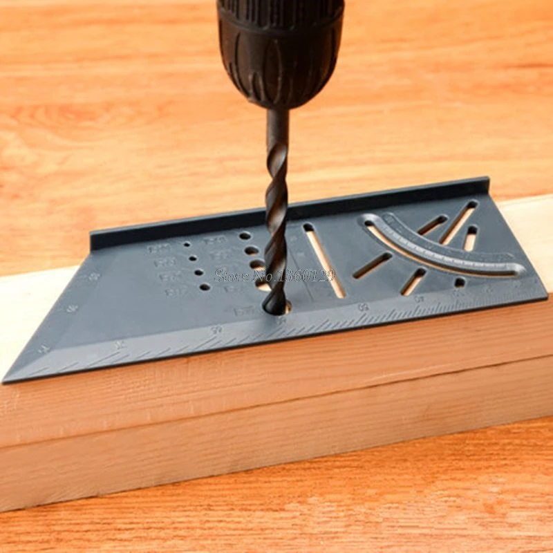 Новинка 2 шт./набор пластиковый 3d-транспортир для деревообработки под углом 90