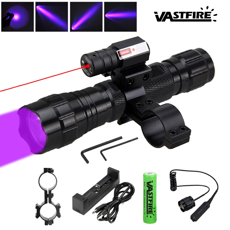 Ультра фиалки Невидимый масштабируемой Тактический вспышки светильник 2000LM 1