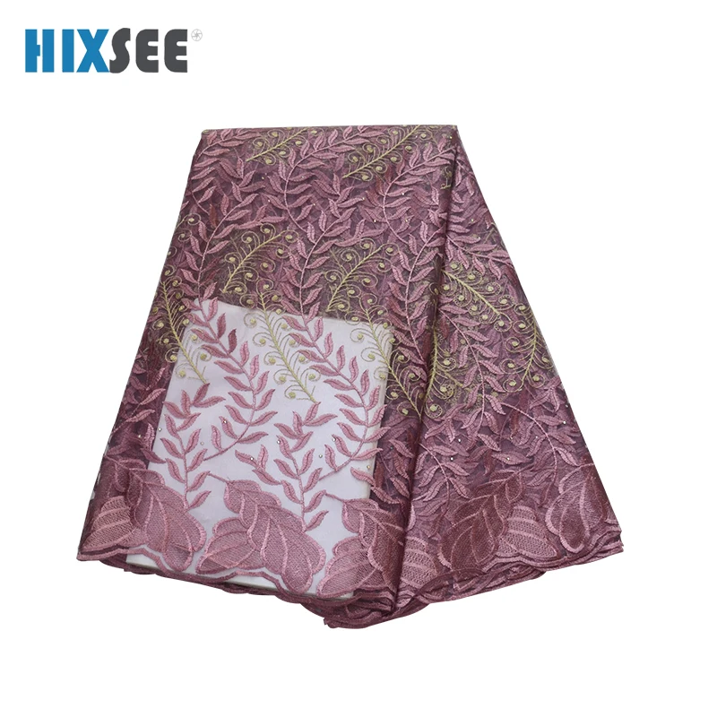 Чистая кружевная ткань 2019 вышитая бисером тюль французское кружево Материал