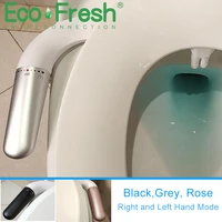 ecofresh bidet attachment ultra slim toilet with brass t connector adjustable water pressure self cleaning ass sprayer