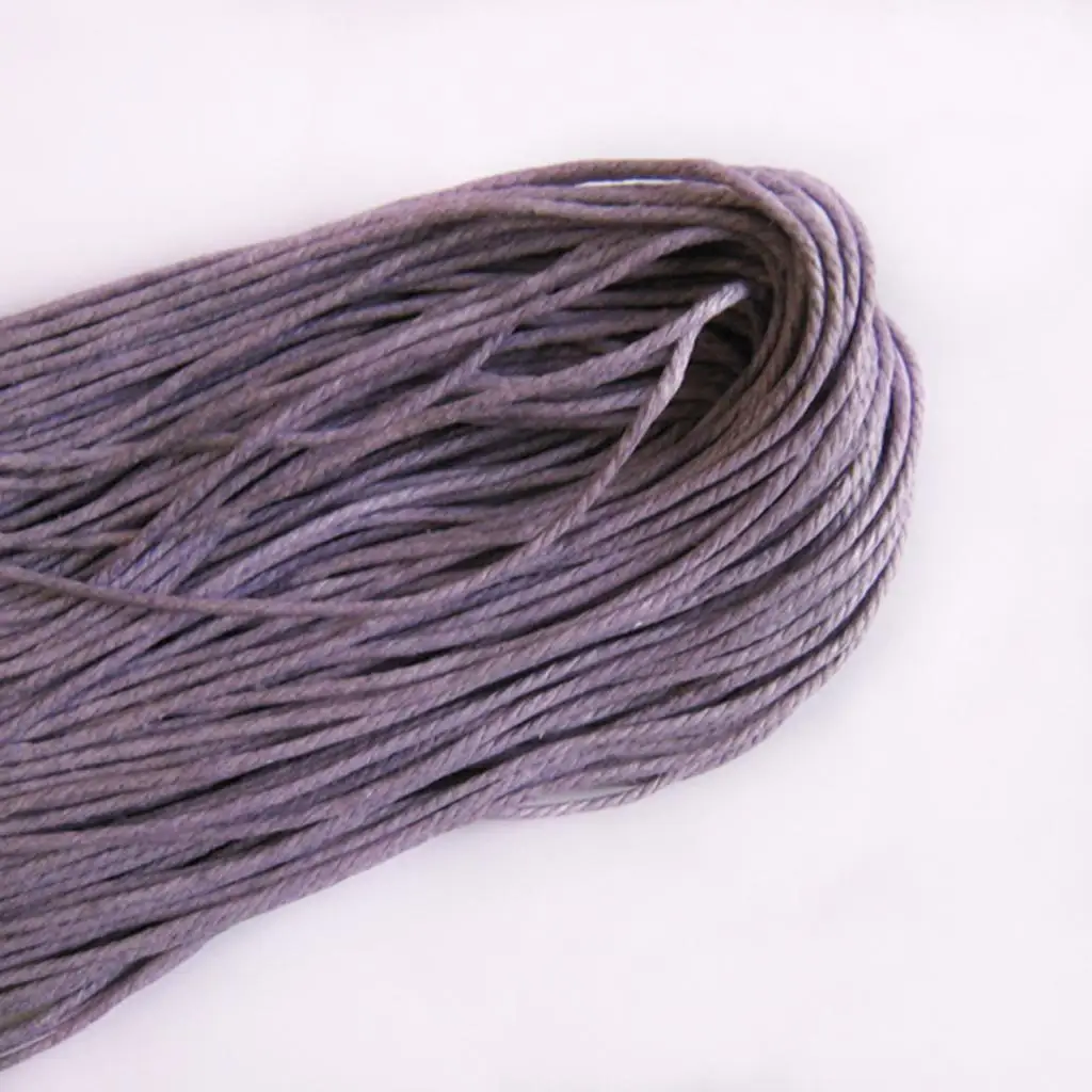 

10m Different Colors Waxed Cord for Making Jewelry Natural Wax Cotton Rope