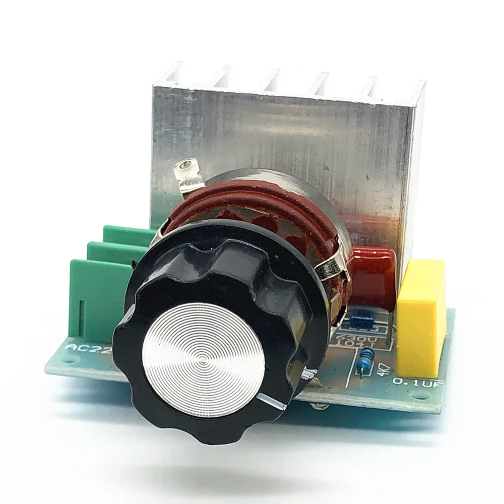 AC 220V 4000W электрический вентилятор печи регулятор напряжения скорости Диммер SCR