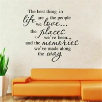 quote words wallpaper home pvc wall stickers living room wall art decals decorative art letter mural decal