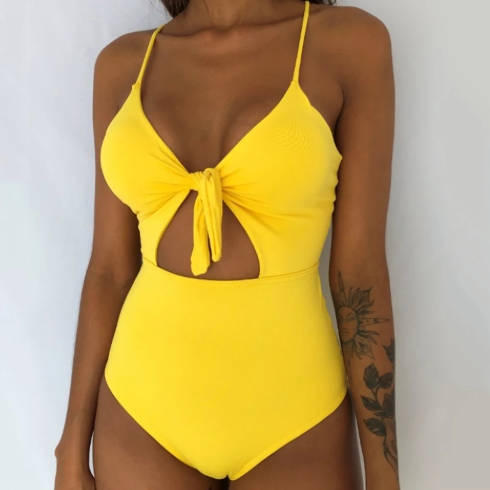

2021 New Arrival One Piece Bathing Suit Women Swimsuit Hollow Out Swimwear Summer Beachwear