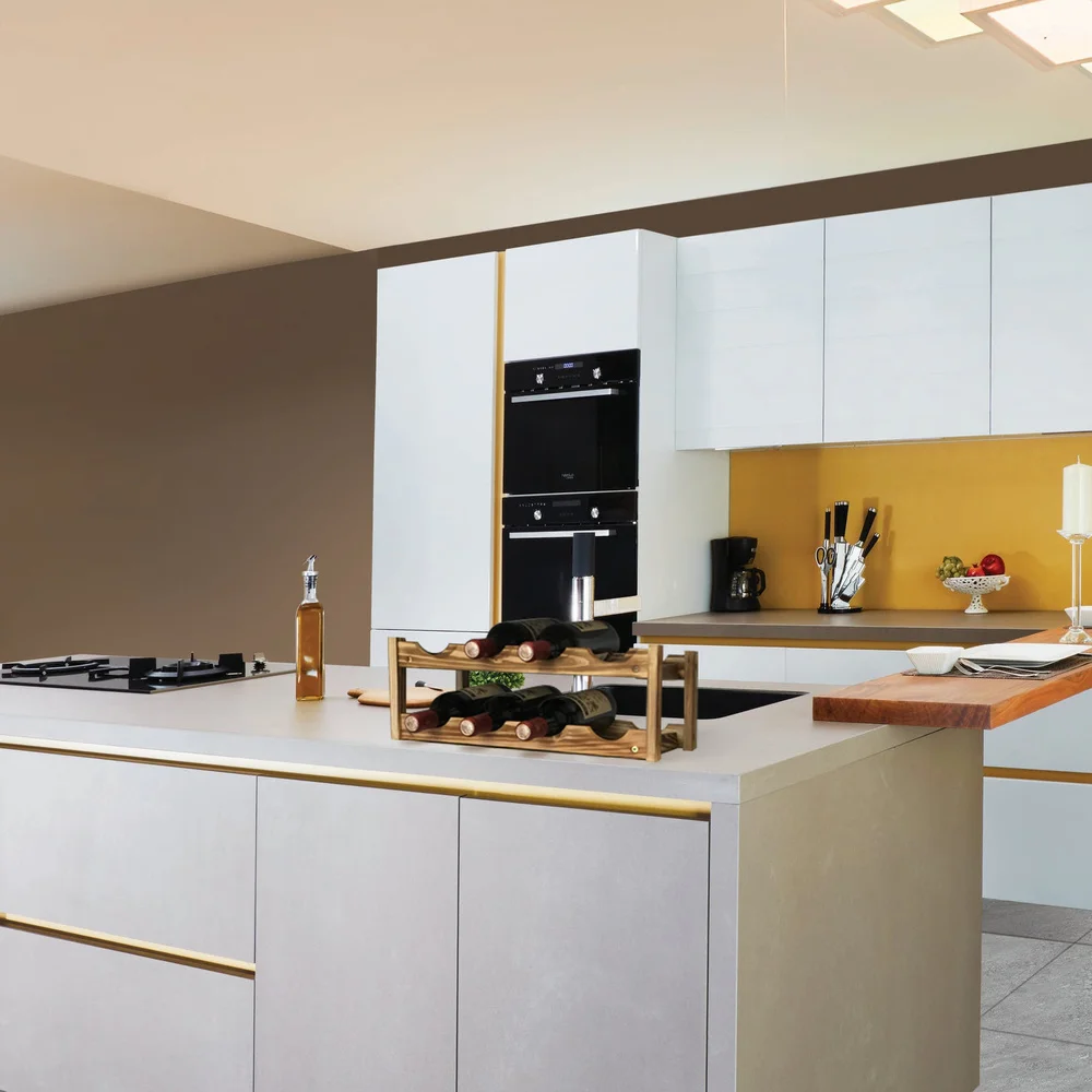 

Double Layer Shelf Bottle Holder Rack Cabinet Craft for Home