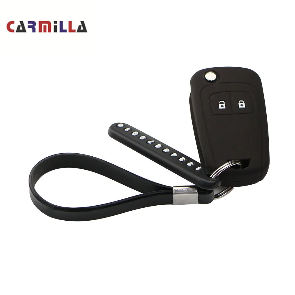 Для стайлинга автомобилей Силиконовые Автомобильный брелок для ключей женский