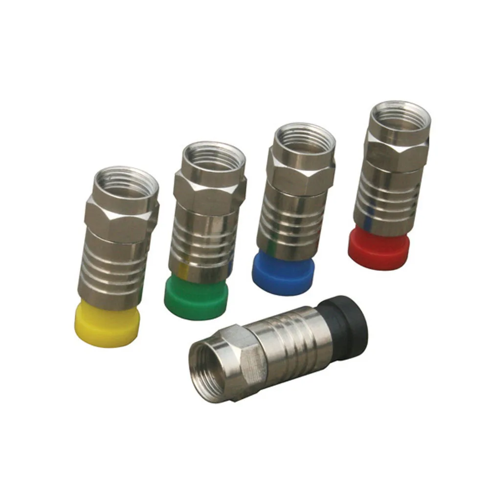 

75Ohm RG6 Coaxial Cable ConnectorRG6 Compression F Connector