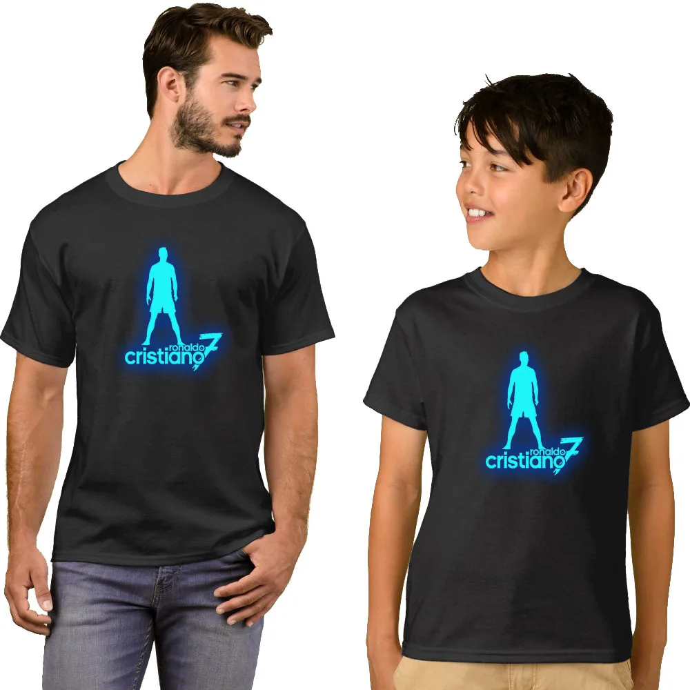 LYTLM Cristiano Ronaldo/футболки для мальчиков топы девочек Camiseta Ronaldo детская одежда