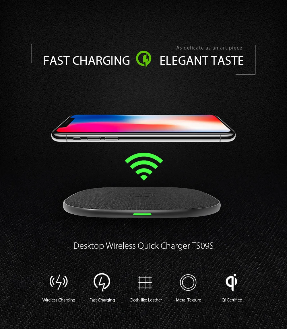 Беспроводное зарядное устройство Qi 10 Вт для iPhone 12 Mini 11 Pro Xs Max X|Беспроводные