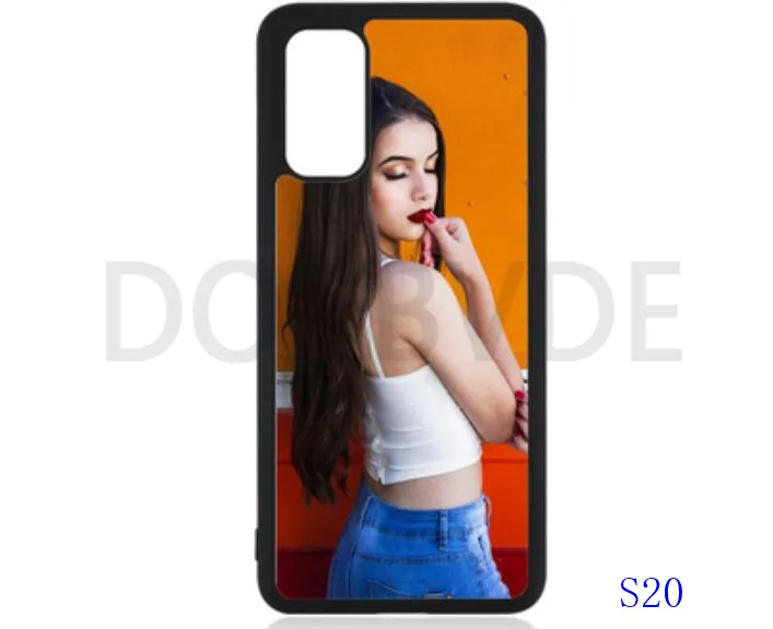 2D сублимационная Резина ТПУ + ПК пустая задняя крышка для S10 lite S20 Plus Ultra с клеем и