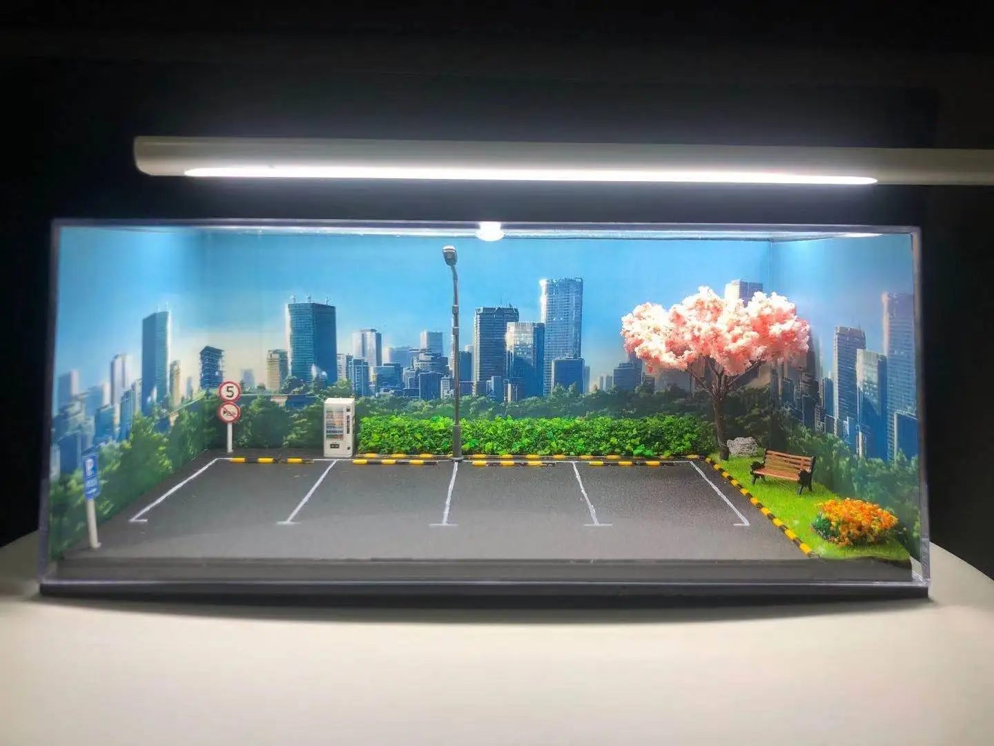 1:64 модель для строительства автомобиля парковочная машина Ремонтный цех ручная