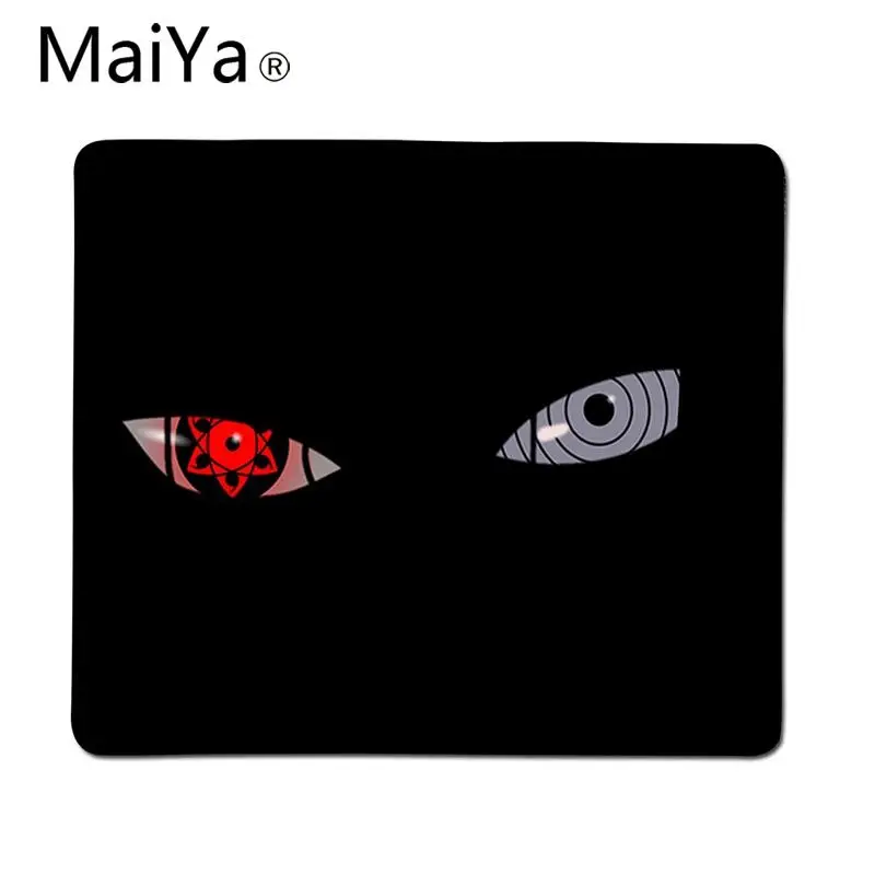 maiya top quality anime sharingan rinnegan eyes laptop computer mousepad free shipping large mouse pad keyboards mat free global shipping