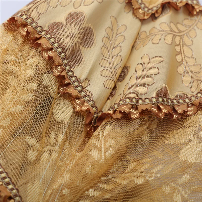 Высококачественная кружевная Складная Большая круглая крышка для посуды в