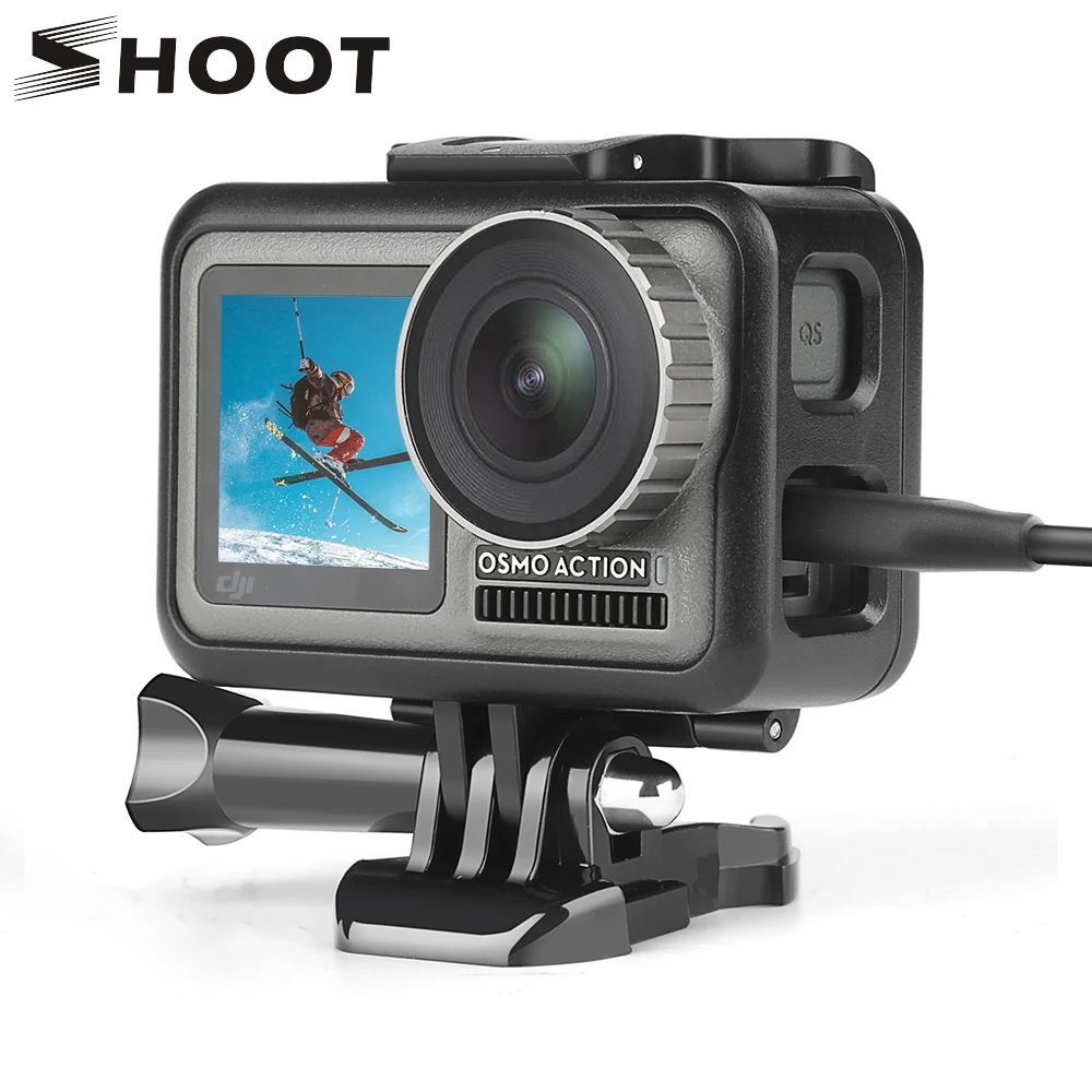 Защитный чехол рамка для DJI Osmo Action camera Cage корпус аксессуары|Чехлы экшн-камер| |