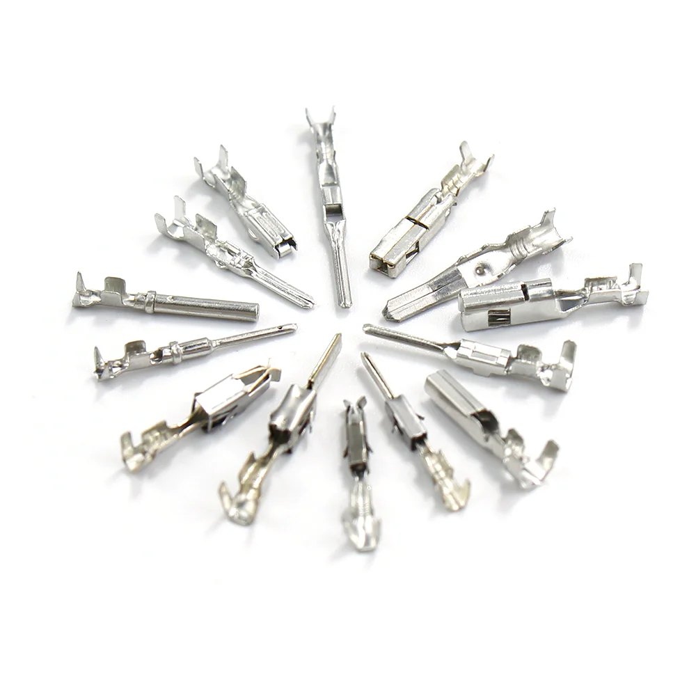Automotive Connector 1/1.5/1.8/2.2/2.8/3.5mm Male Female Crimping Wire Terminals Electrical Pin Removal Car Non-Insulated Plug | Автомобили