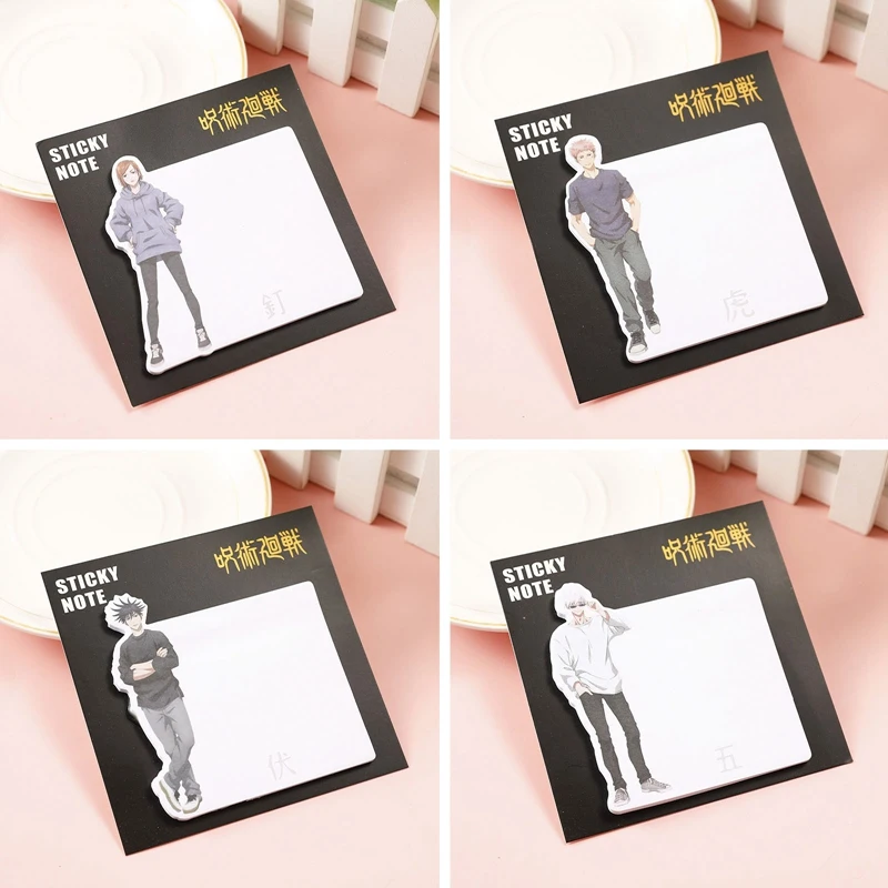 

Anime Jujutsu Kaisen Memo Paper Cartoon Border Message Sticker Peripheral