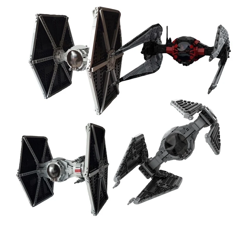 

MIOC Series Wars Plan UCS Interceptor TIE Slim Cockpit with Building Blocks Bricks Set Kids Christmas Toys Boyfriend Gifts