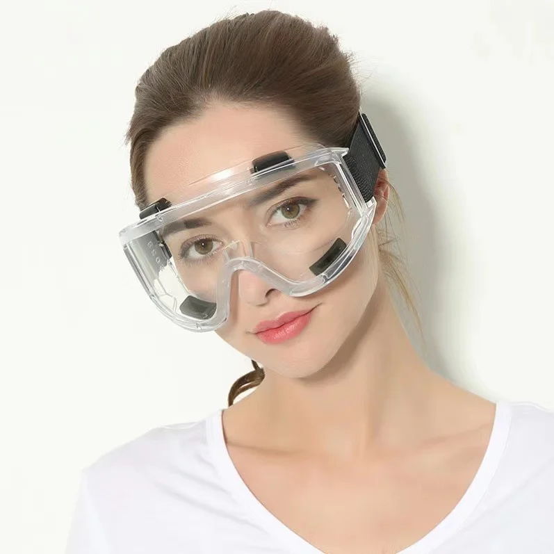 

2021 NEW Goggle Anti-splash Dust-Proof WInd-Proof Work Lab Eyewear Eye Protection Industrial Research Safety Glasses Clear Lens