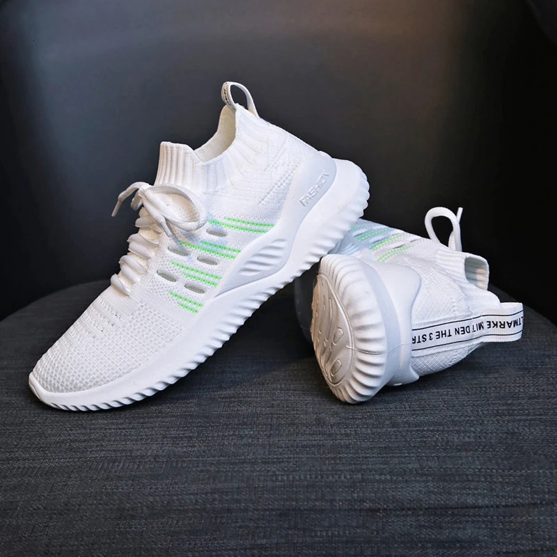 Вентиляции новая спортивная обувь брендовые кроссовки для женщин Run обуви