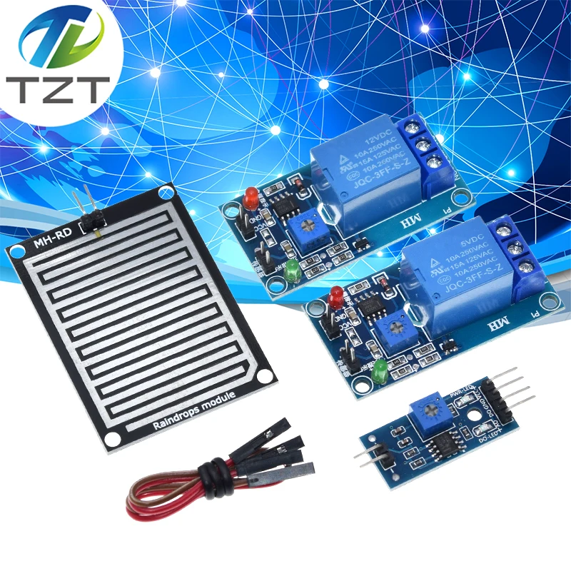 Зимние датчик обнаружения дождя Модуль с мотивом дождливой погоды модуль