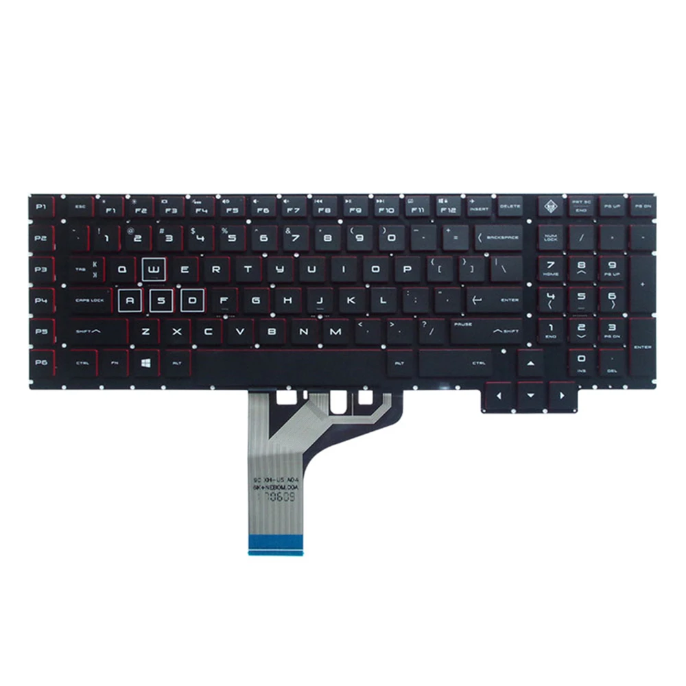 Чехол для клавиатуры ноутбука HP OMEN 17 AN an000 an100 черный с ЖК экраном верхняя крышка