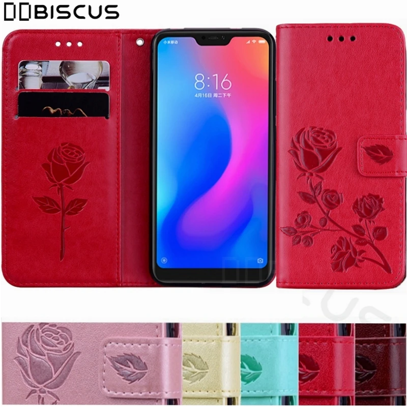 Кожаный чехол бумажник с откидной крышкой для Xiaomi Mi A2 Lite 9T A3 Redmi 4X 4A 5 Plus 6A 6 Pro S2 9A 9C
