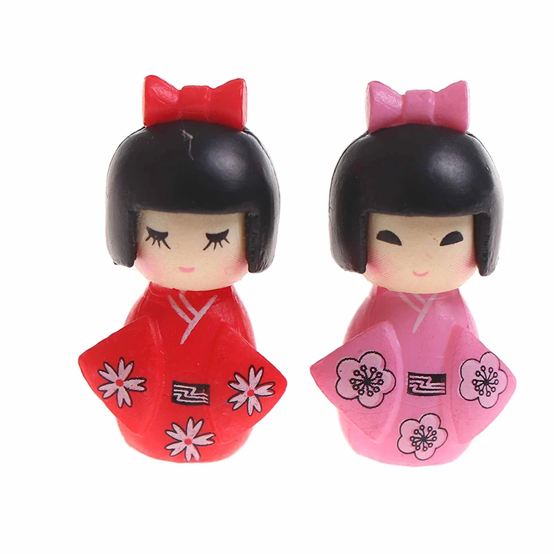 

1PCS Japanese Kimono Little Girl Fairy Garden Miniatures DIY Ornament Decoration