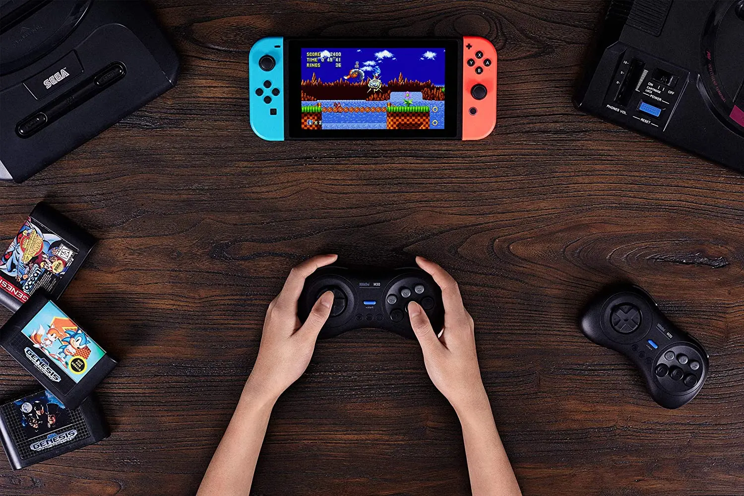 

8Bitdo M30 Bluetooth-compatible Gamepad For Nintendo Switch, PC, MacOS And Android With Sega Genesis & Mega Drive Style