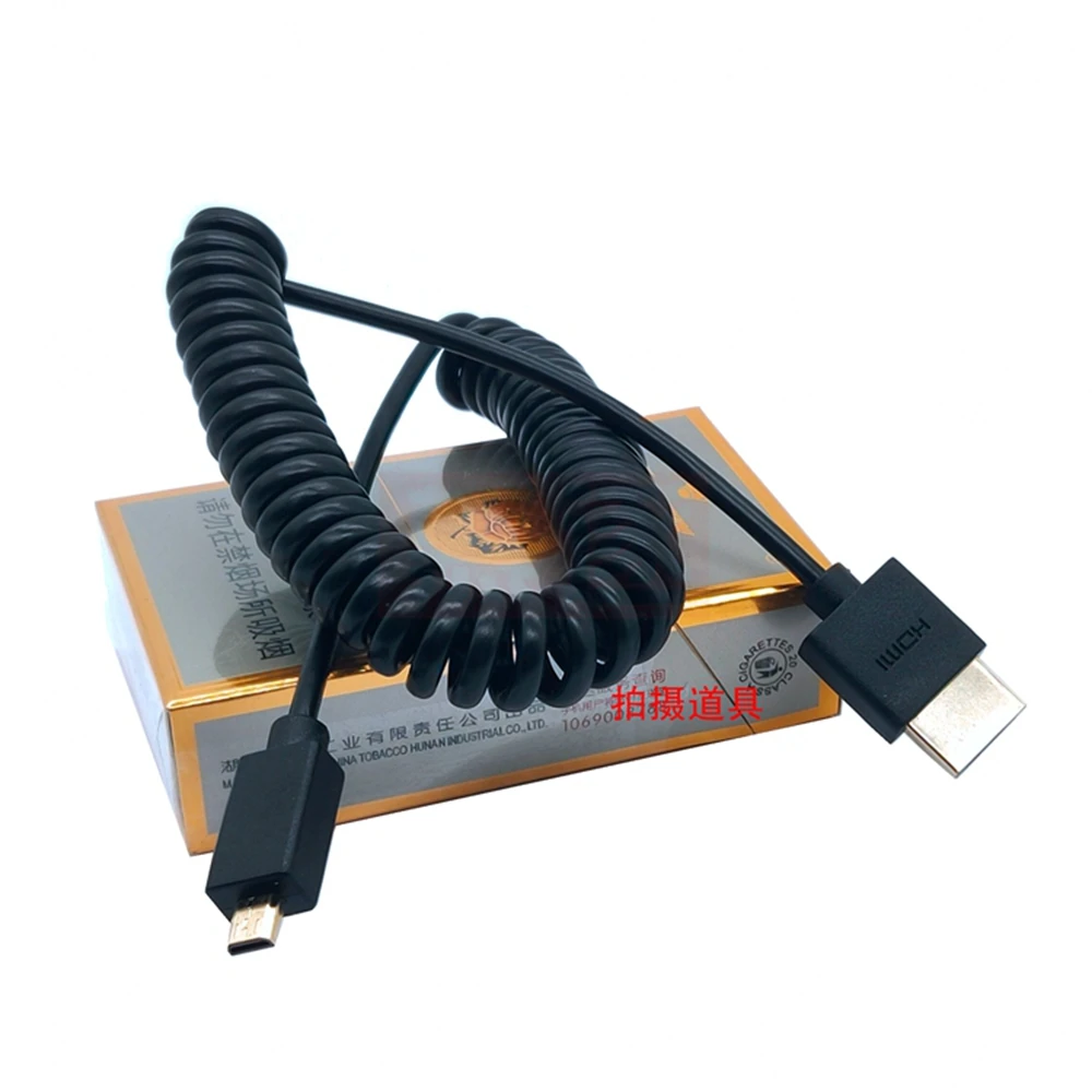 Совместимый с HDMI 2 0 Ультра тонкий короткий провод bmpcc 4K 60p GH5 fs7 Astro Boy ATOMOS monitor|Кабели