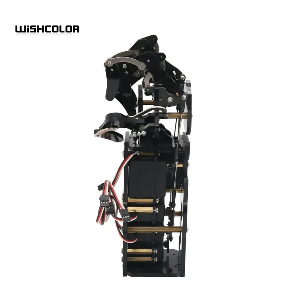 Робот механический рука коготь гуманоид правая пять пальцев с сервоприводом для