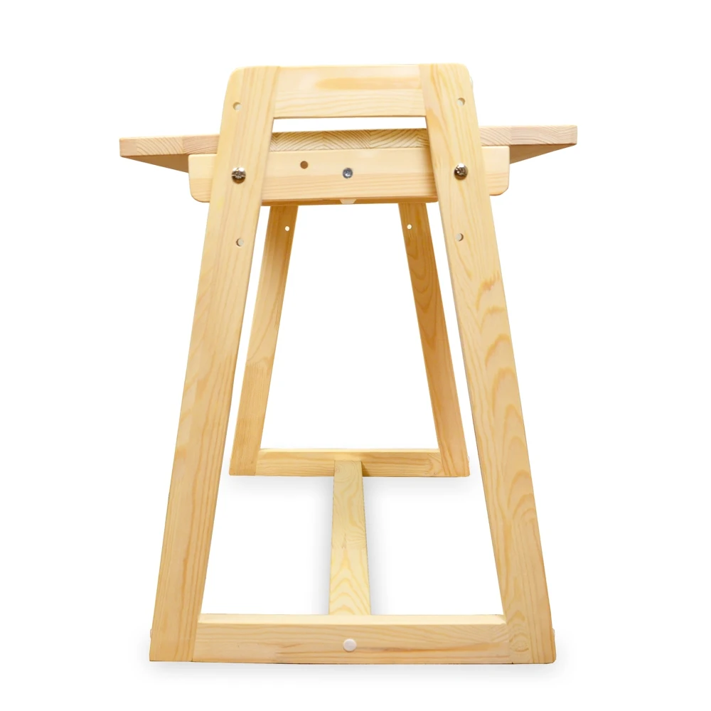 Set children's table and chair I myself am Leo pine School children tables study home furniture desktop for kids | Мебель