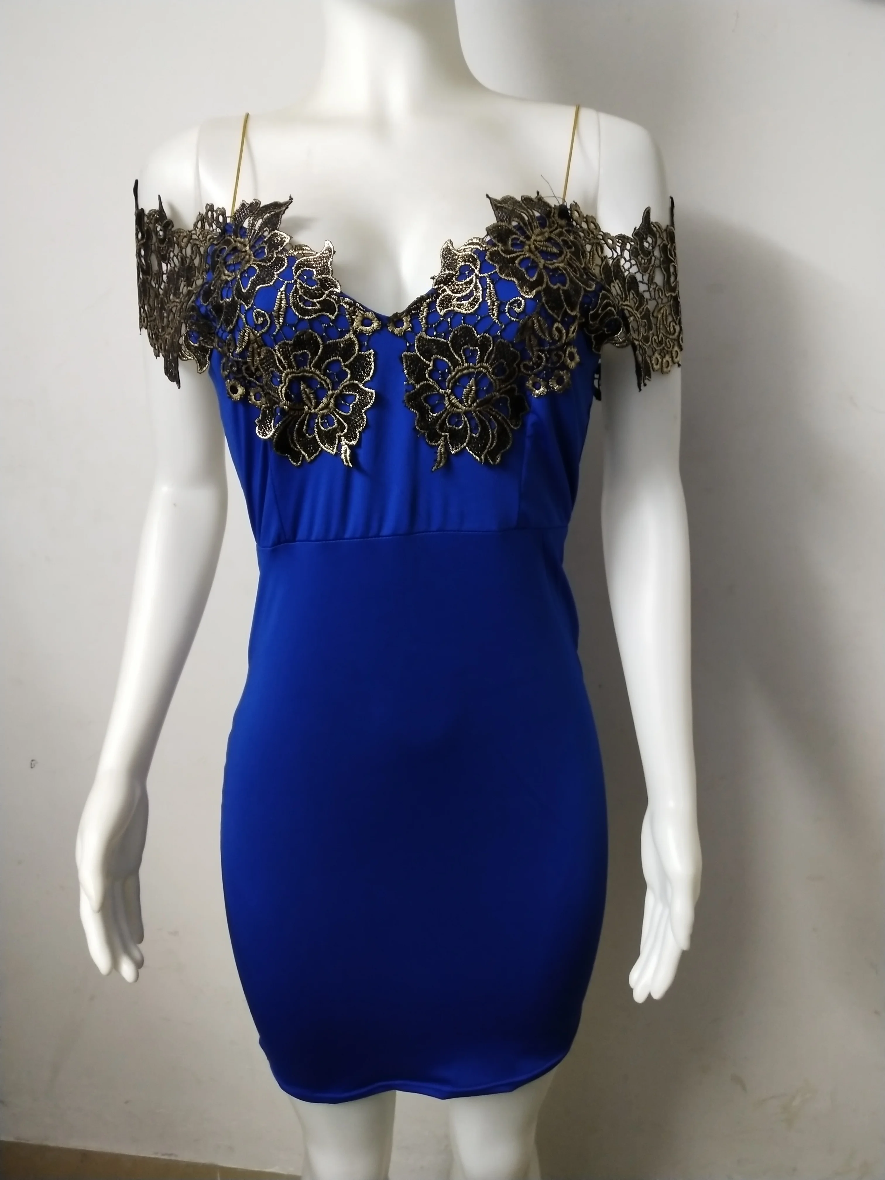 

Women Fashion Summer Lace Up Slim Mini Dress Ladies Casual Solid Bodycon V-Neck Evening Party Dress