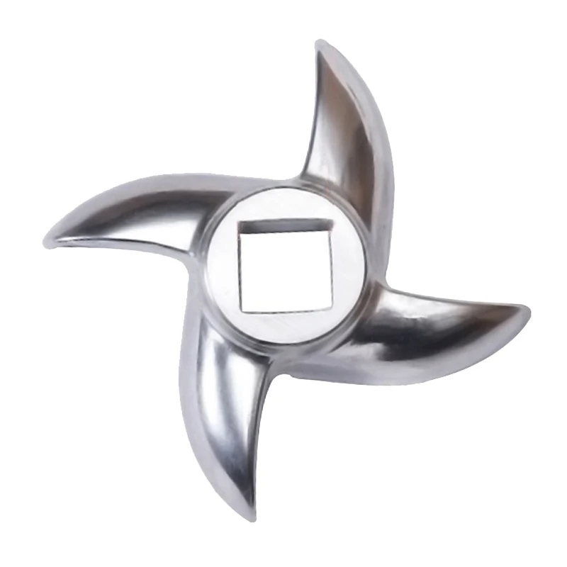 

12 лезвий для мясорубки, нож из нержавеющей стали, резак, замена для шлифовальных машин, сменный нож для электрической или ручной