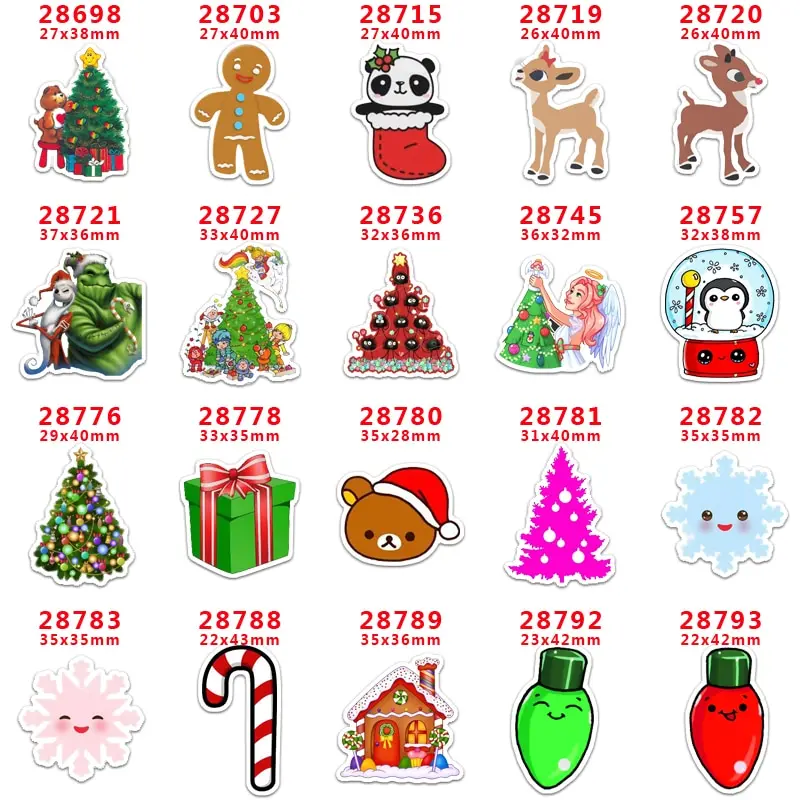 30 шт мультяшный персонаж плоское украшение из смолы PR 28698