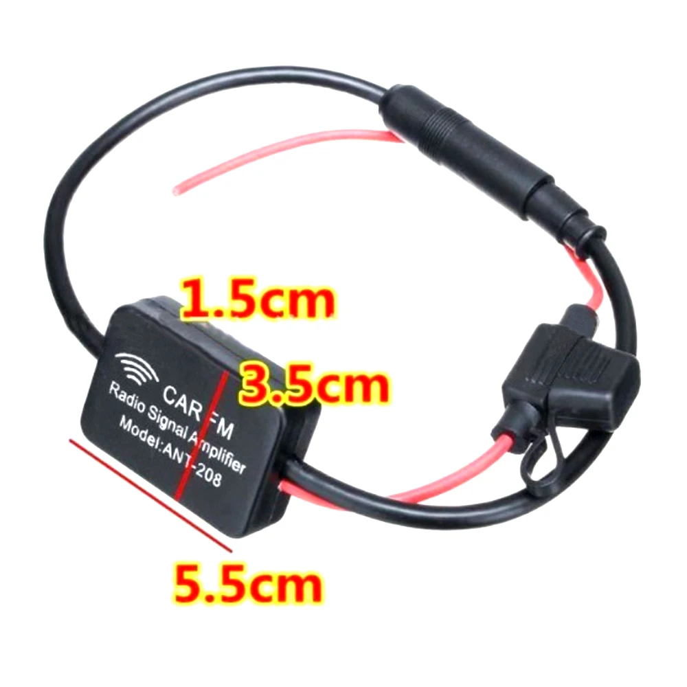 Универсальный 12V авто радио FM антенна усилитель усилителя сигнала бустер для