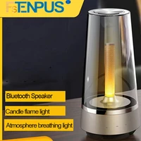 led candle breathing light creative eye protection bluetooth speaker music bedside light bar bedroom atmosphere night light