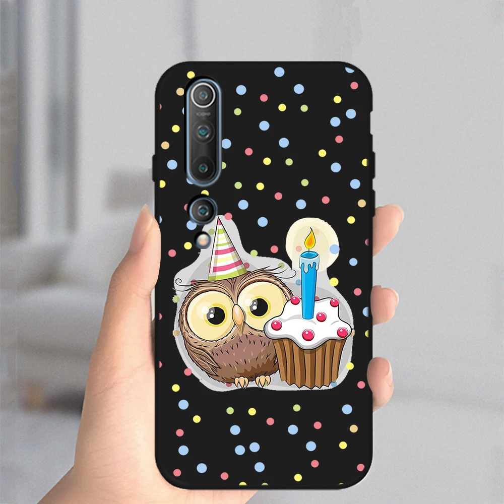 

Cute Owl Case For Xiaomi Redmi Note 10 9 8 7 8T Pro 9A 8A 9S MI Note 11 10 9 10T 9T Pro Lite Poco M3 X3 F1 Soft TPU Phone Fundas