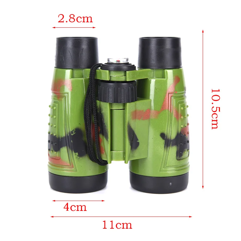 Портативный детский мини-бинокль 6x30 мм с веревкой для игр на открытом воздухе и