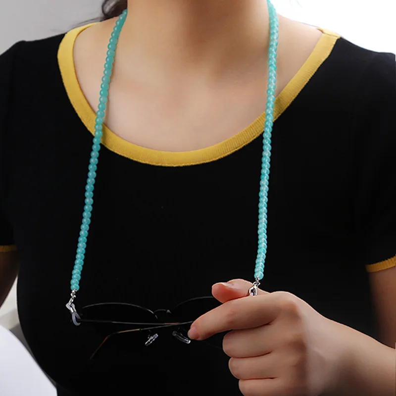 

Multifunctional Minimalist Cute Jelly Beads Glasses Chains For Women Traveling Sunglasses Chain Face Mask Holder Chain