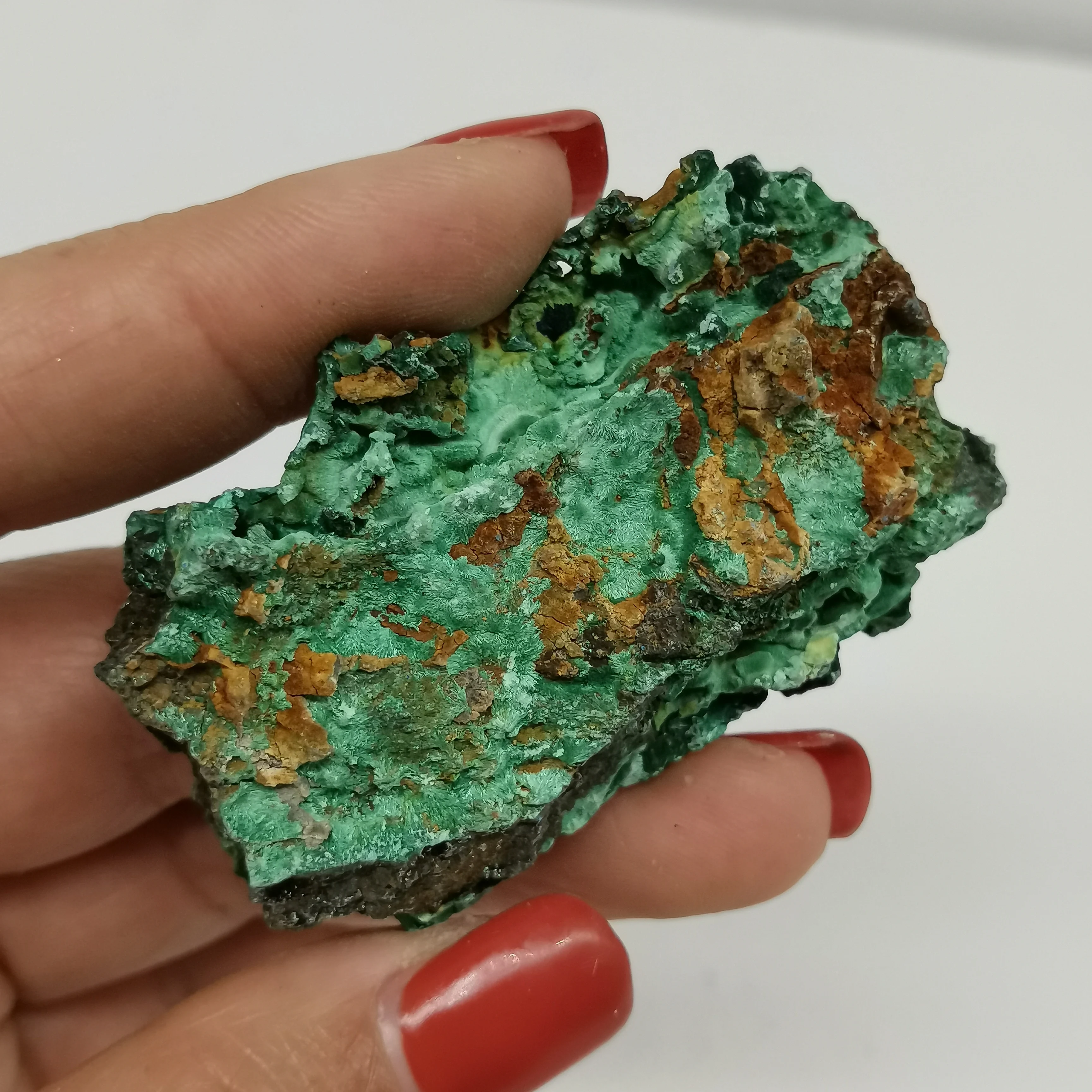 45 г натуральный чессилит материал образец Малахитовый Азурит геодный синий и